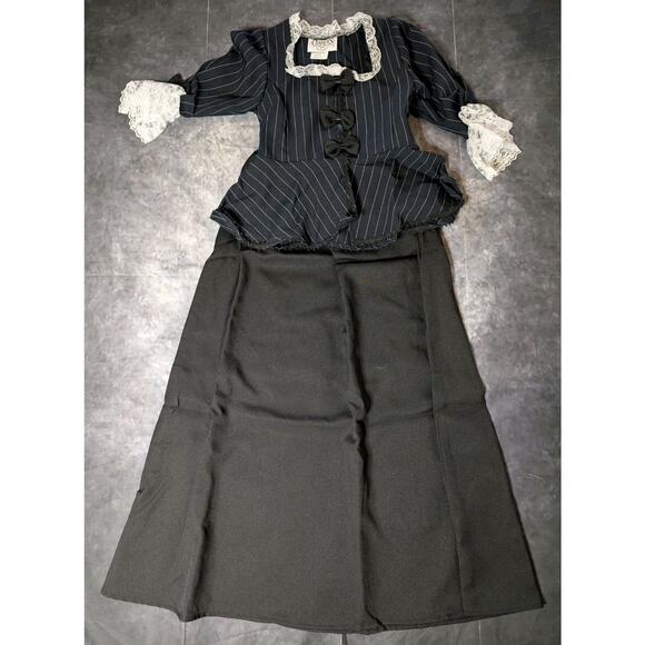NEW! Colonial Girl Martha Washington Child Halloween Costume Kids Size S 6-8 - Picture 2 of 13